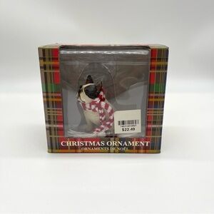 Sandicast French Bulldog Ornament – Handcrafted Dog Figurine Holiday Decoration